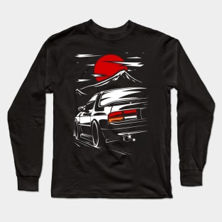 RX-7 FC Touge Run Long Sleeve T-Shirt